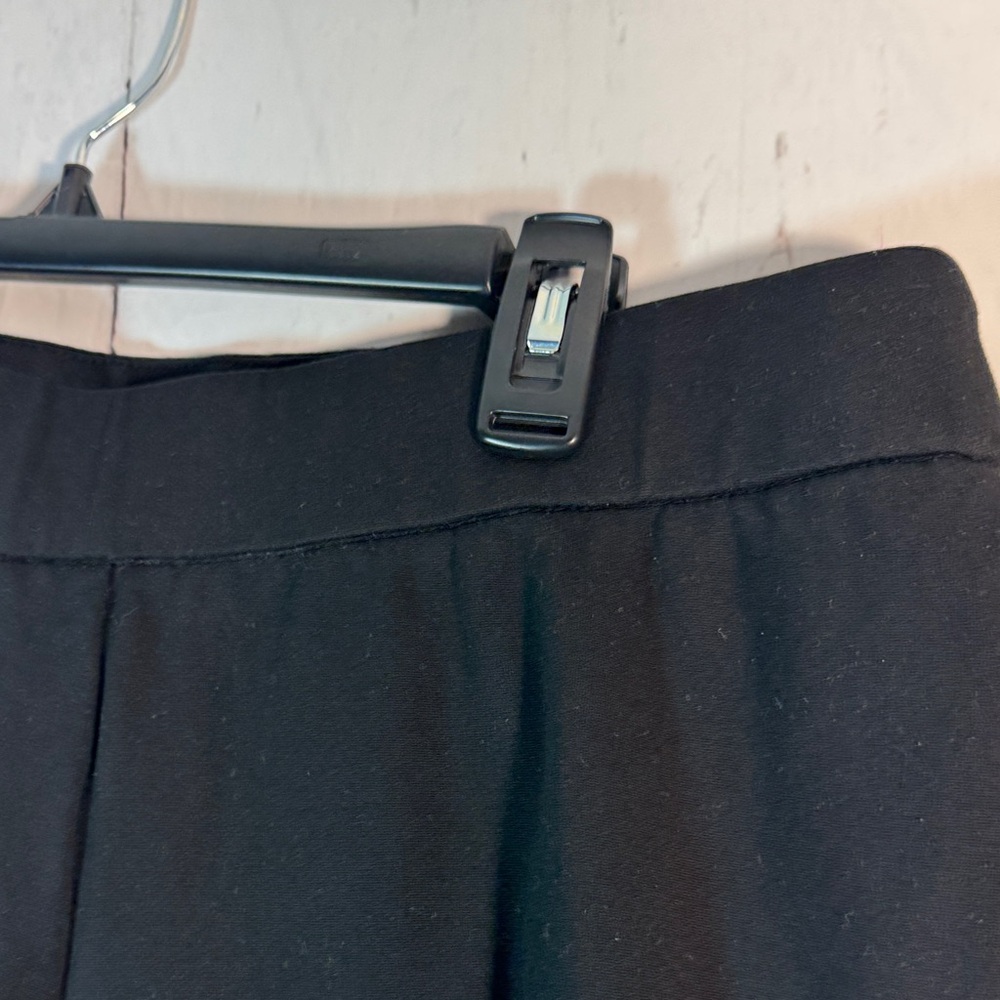 Christopher & Banks 14  Signature Slimming stretch Black Ankle Pants - Picture 2 of 6